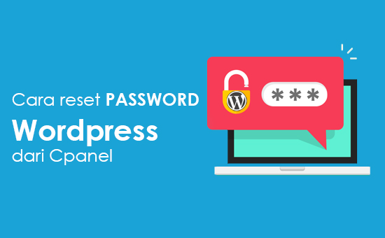 reset password wordpress yang lupa